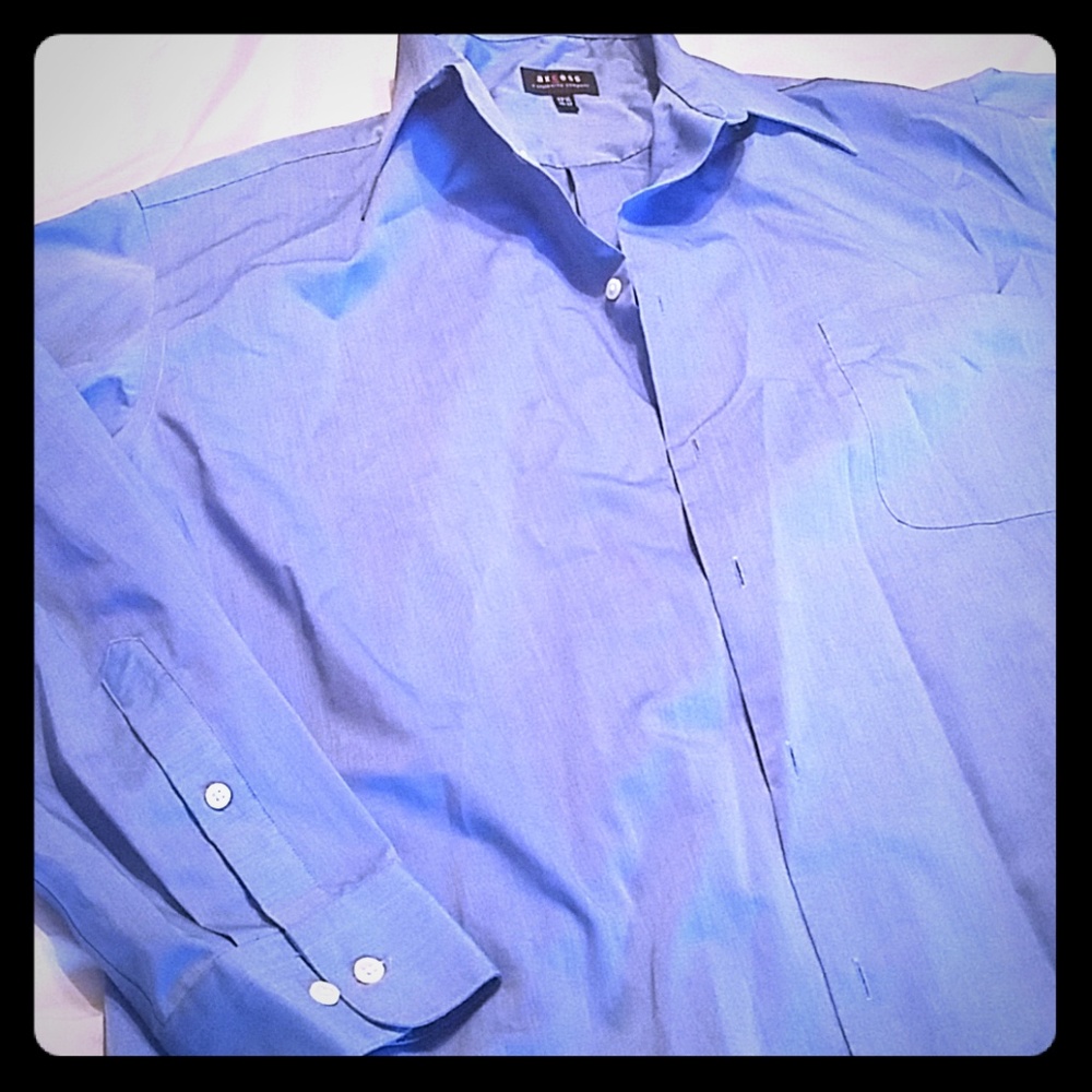 Blue dress shirt
